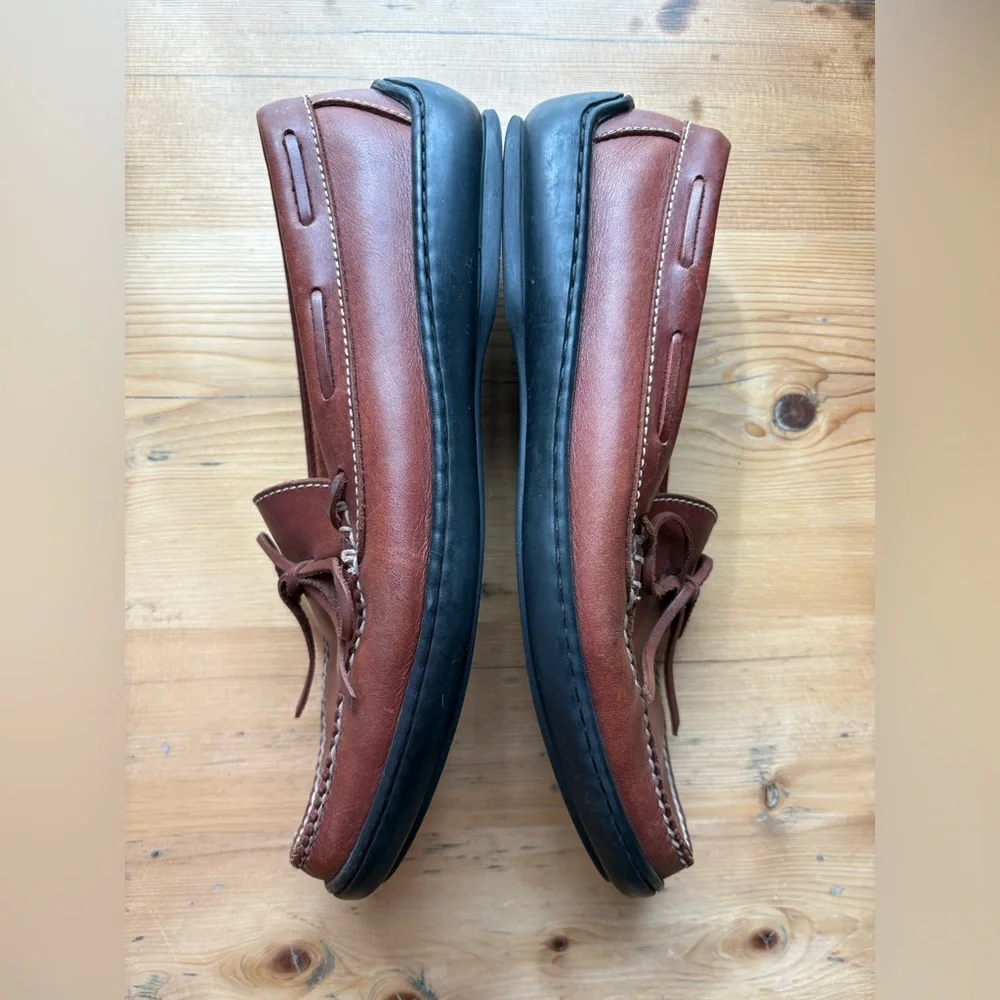 Cole Haan Men's Brown Leather Slip-On Loafers Size 9 Great Used Condition